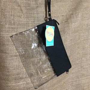 Black Clear Stadium Purse